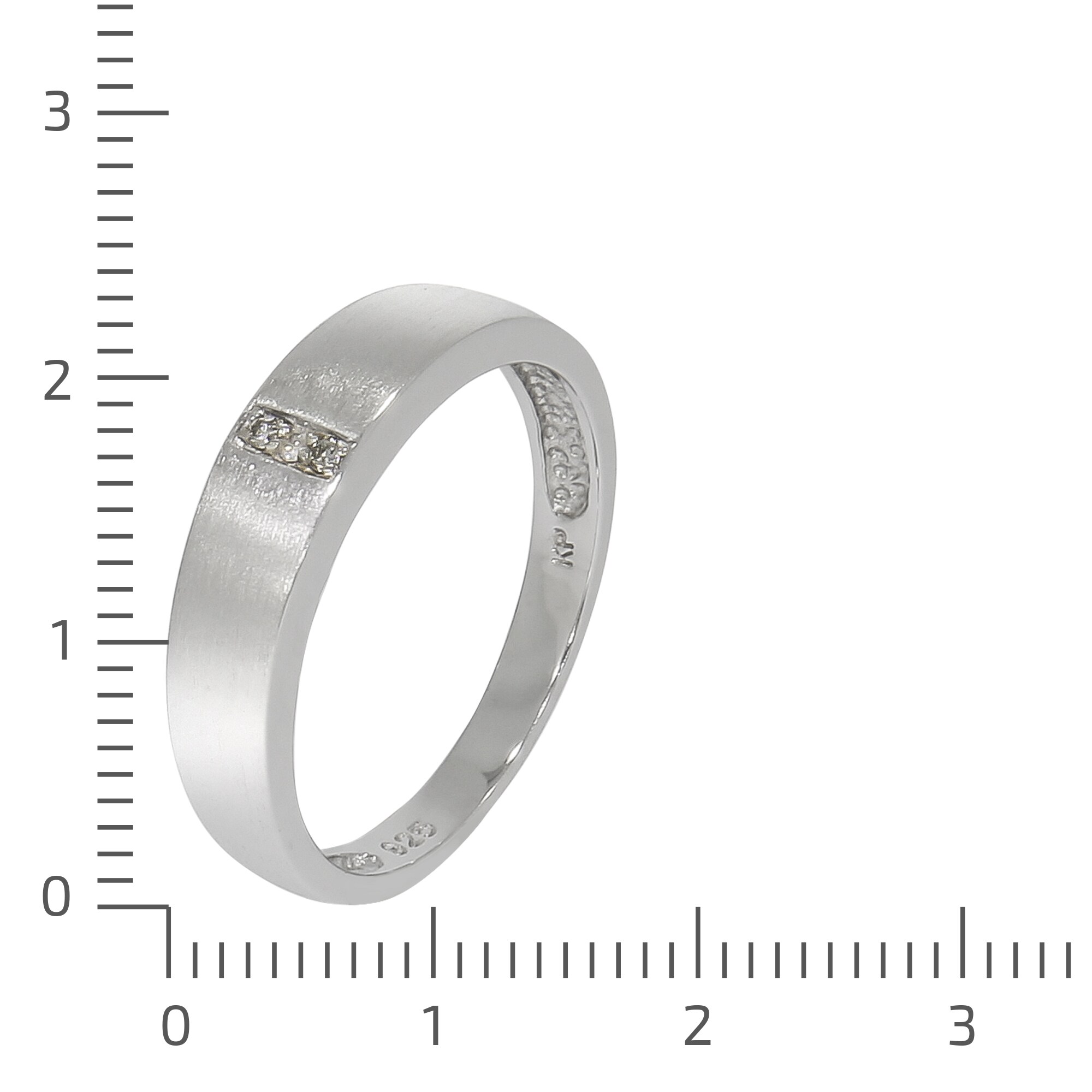 Diamonds by Ellen K. Ring 925 Sterling Silber Diamanten zus. 0,03ct.