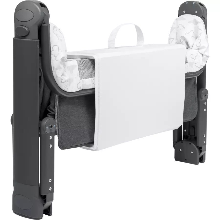 lionelo Beistellbett Timon Grey ohne Matratze
