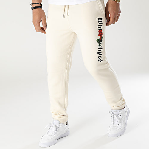 Pantalon Jogging Eclipse Big Roses Beige