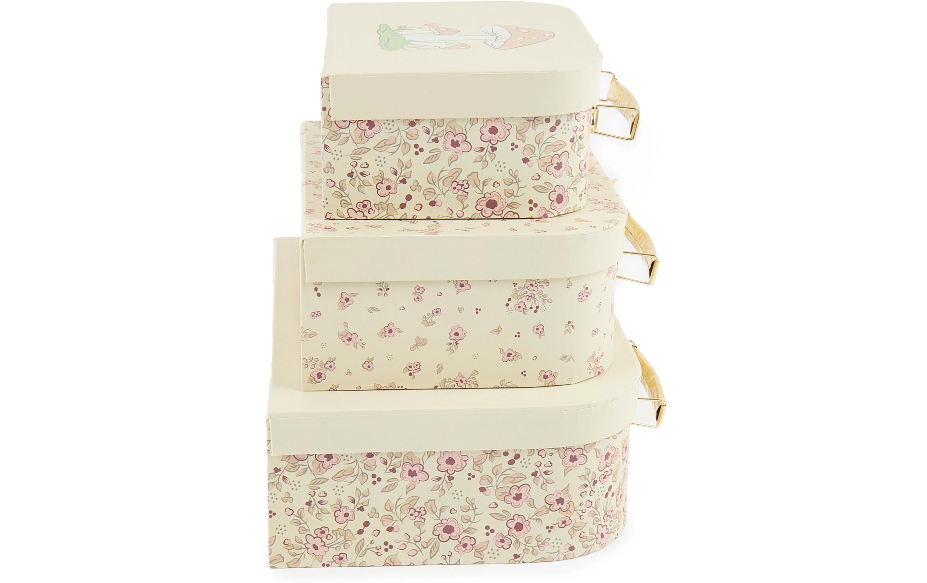 Spielzeugkoffer Ella vintage flowers 3er SetKofferset zum Aufbewahren von Spielzeugen
