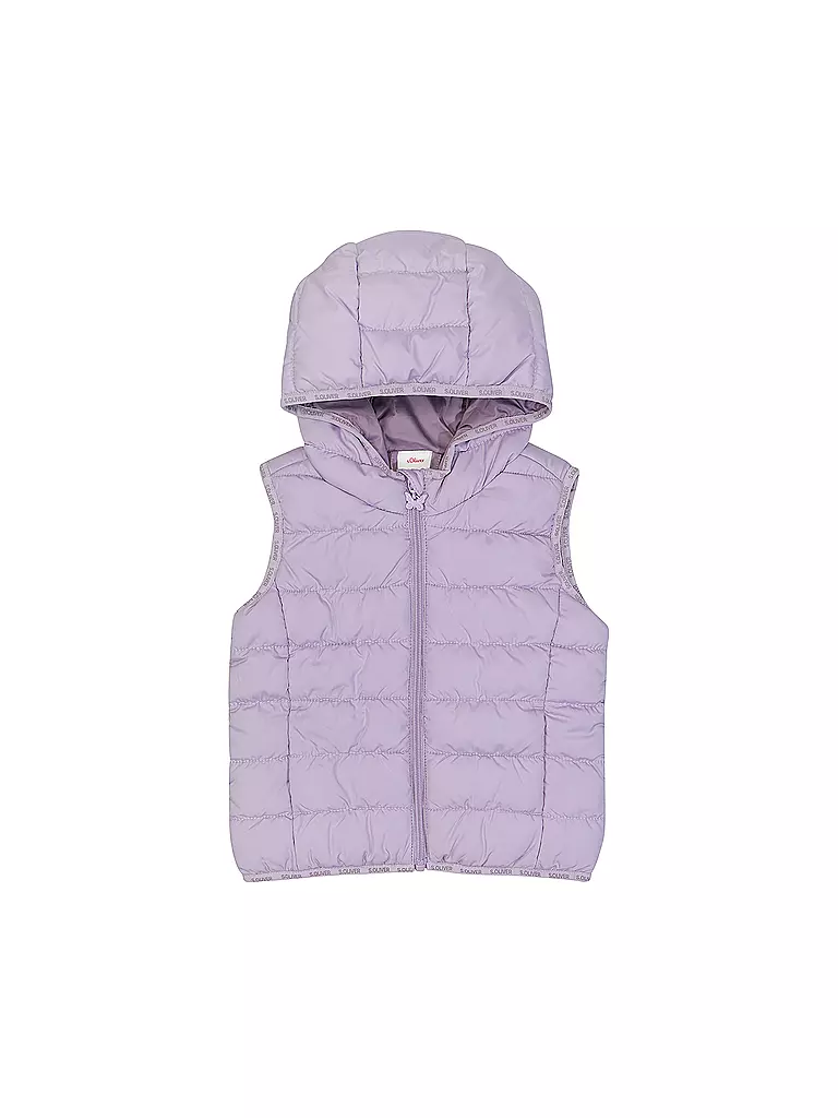 S.OLIVER Mädchen Steppgilet  lila