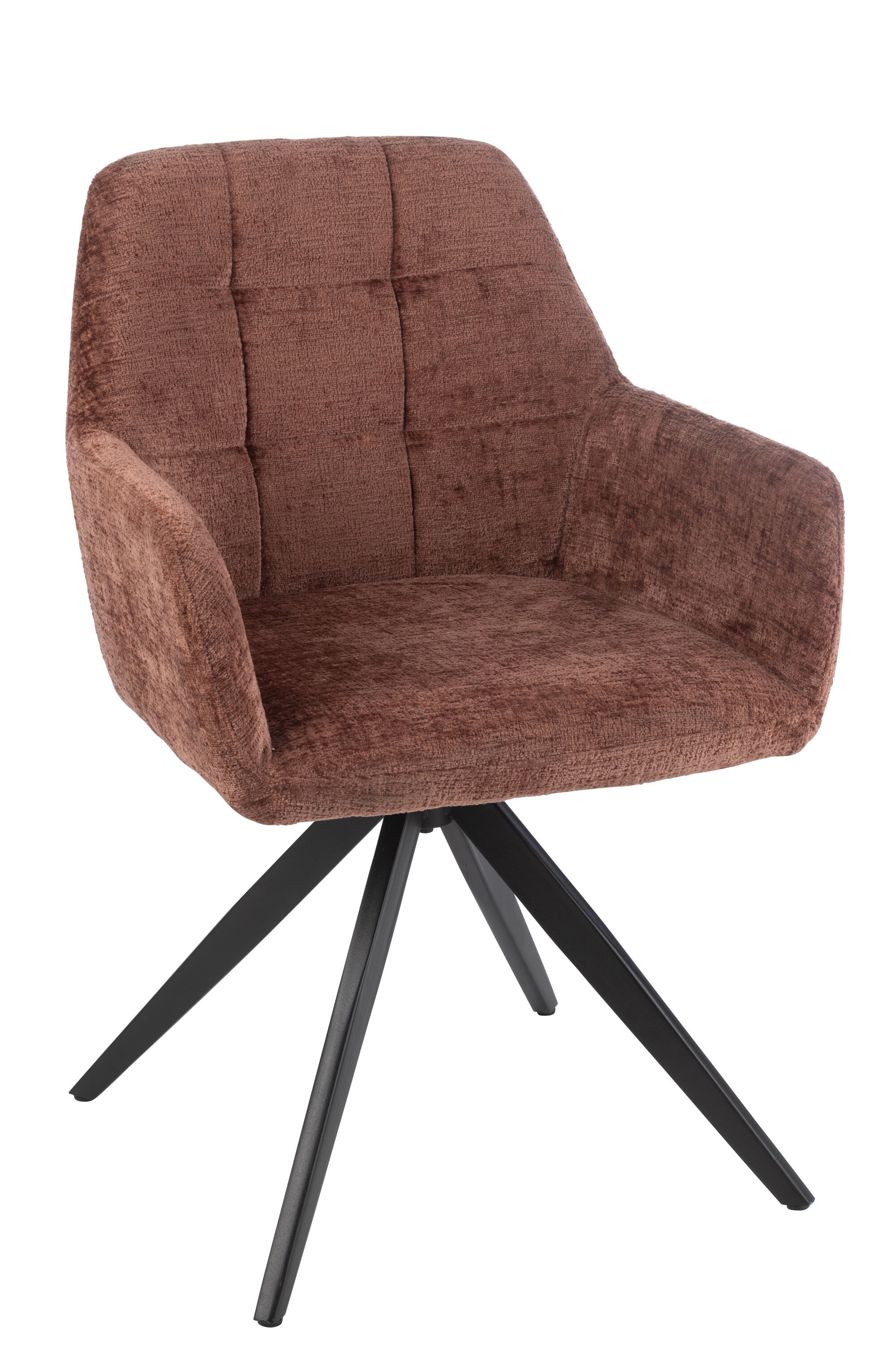 J-Line stoel Louna - ijzer|acryl - bruin