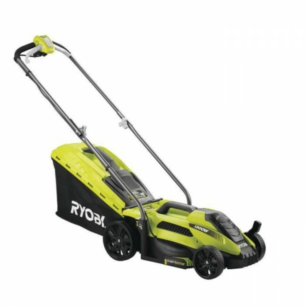 Tondeuse a gazon électrique 1300w 33cm de coupe rlm13e33s - 5 réglages de hauteur de coupe + mulching