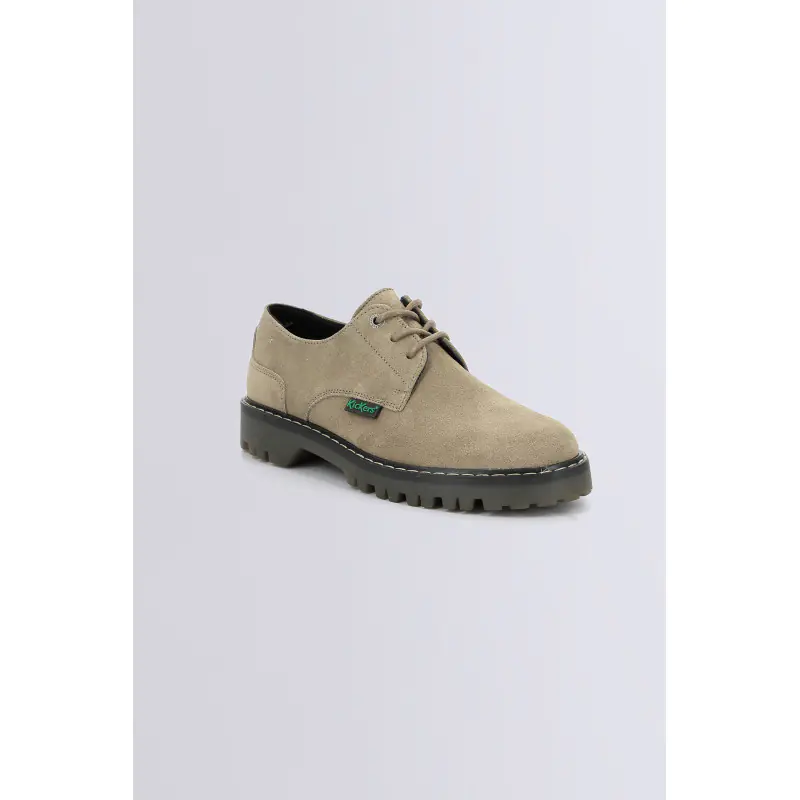 KICK DECKDEAR BEIGE DERBIES Cuir Femme