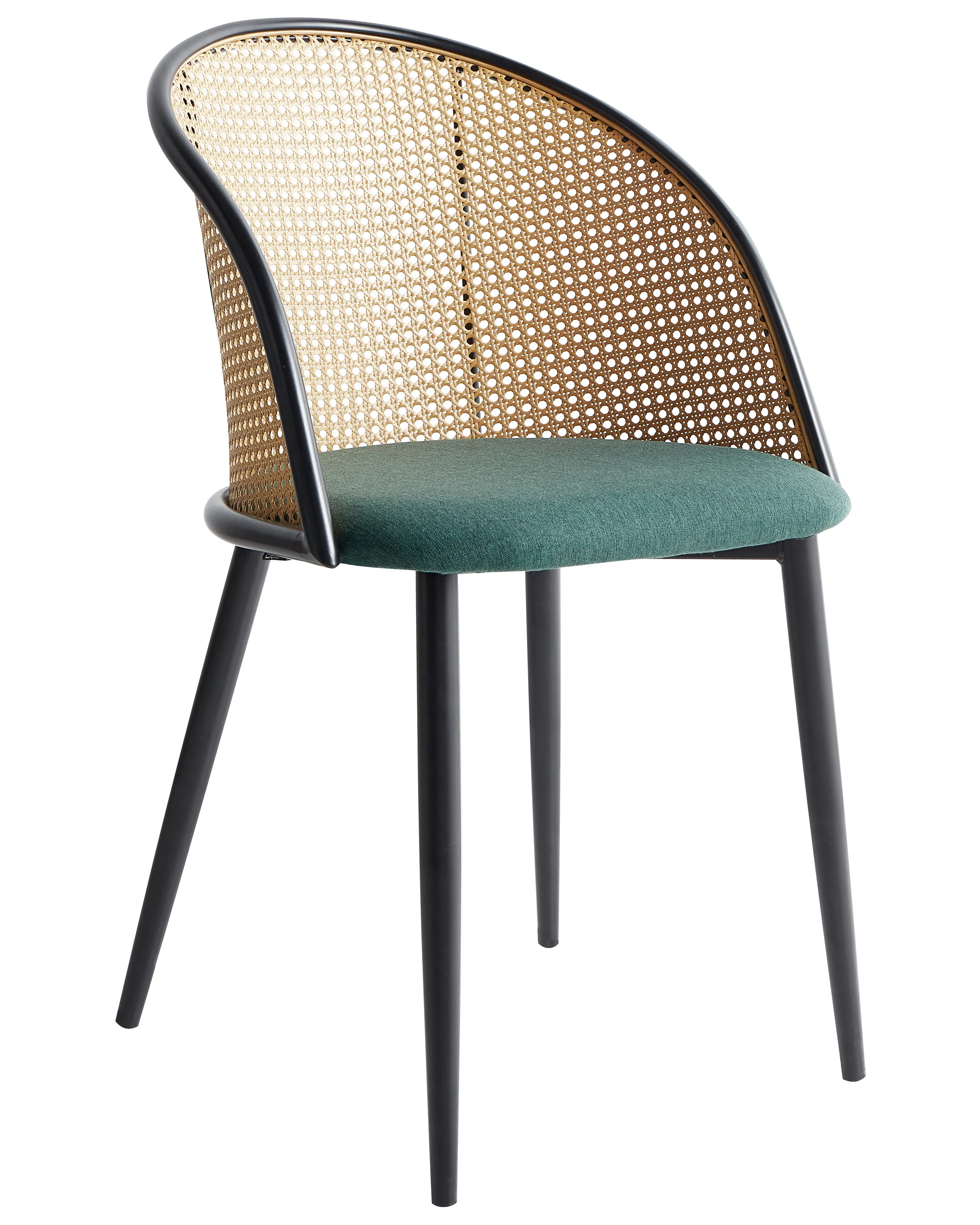 Set van 2 eetkamerstoelen CORNELL Metaal Groen