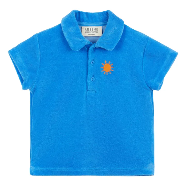 Arsène et Les Pipelettes Polo Eponge | Bleu