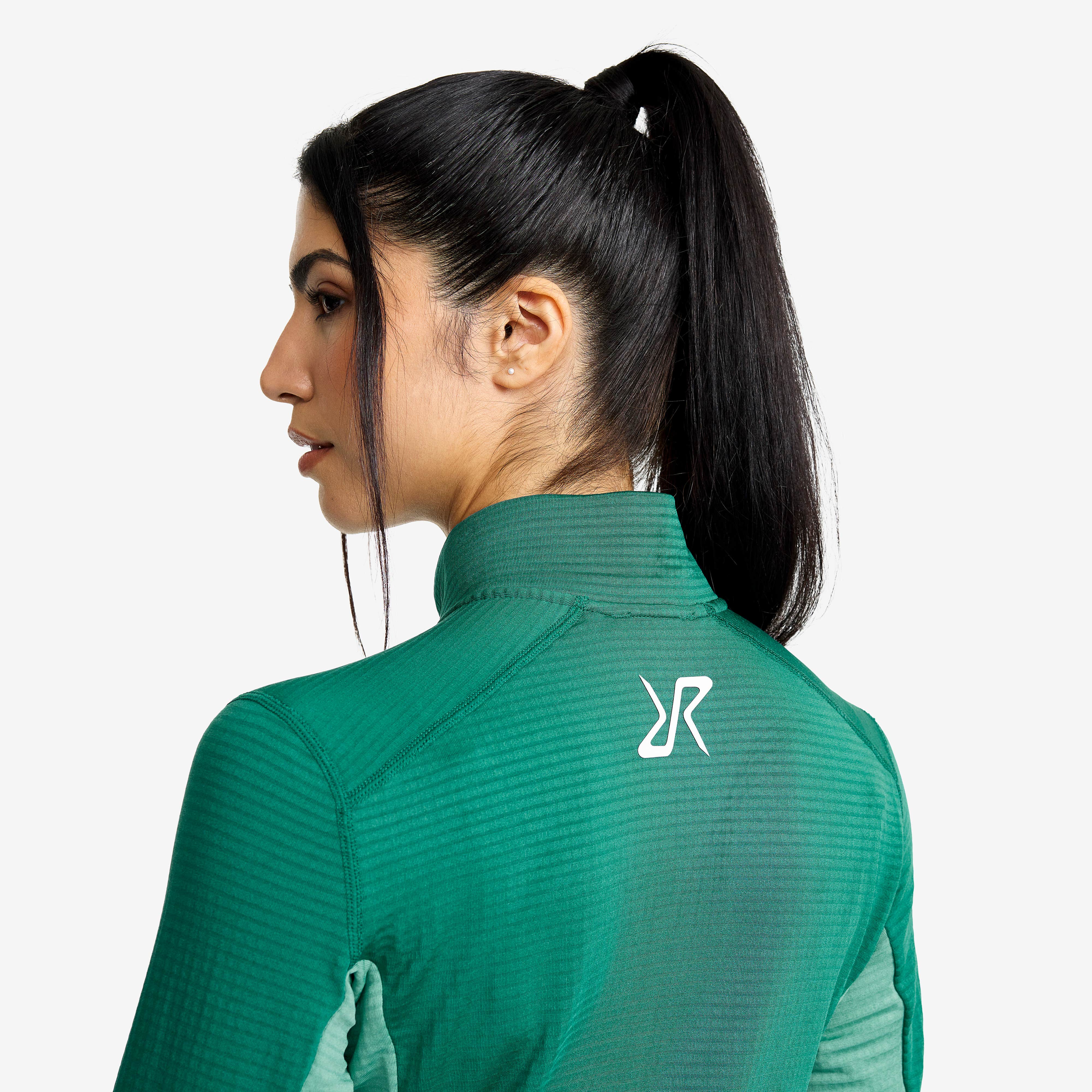 Waffle Full-zip Fleece  Dame North Sea