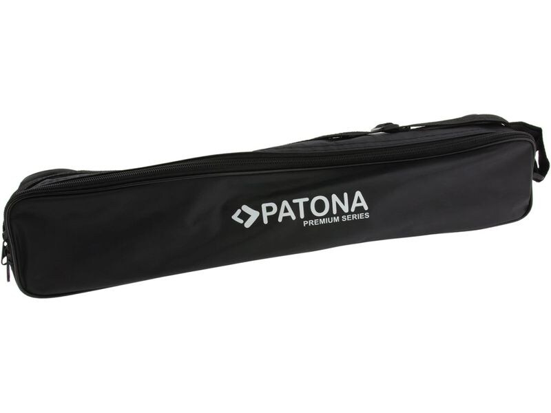 Patona Stativ LS 2004 Leichtes und vielseitiges Aluminium-Stativ mit einer Arbeitshöhe von bis zu 200 cm
