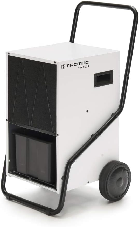 TROTEC Luftentfeuchter TTK 350 S – Leistung 70 L/Tag – Fläche 180 m² / 450 m³ – Bautrockner – für große Räume