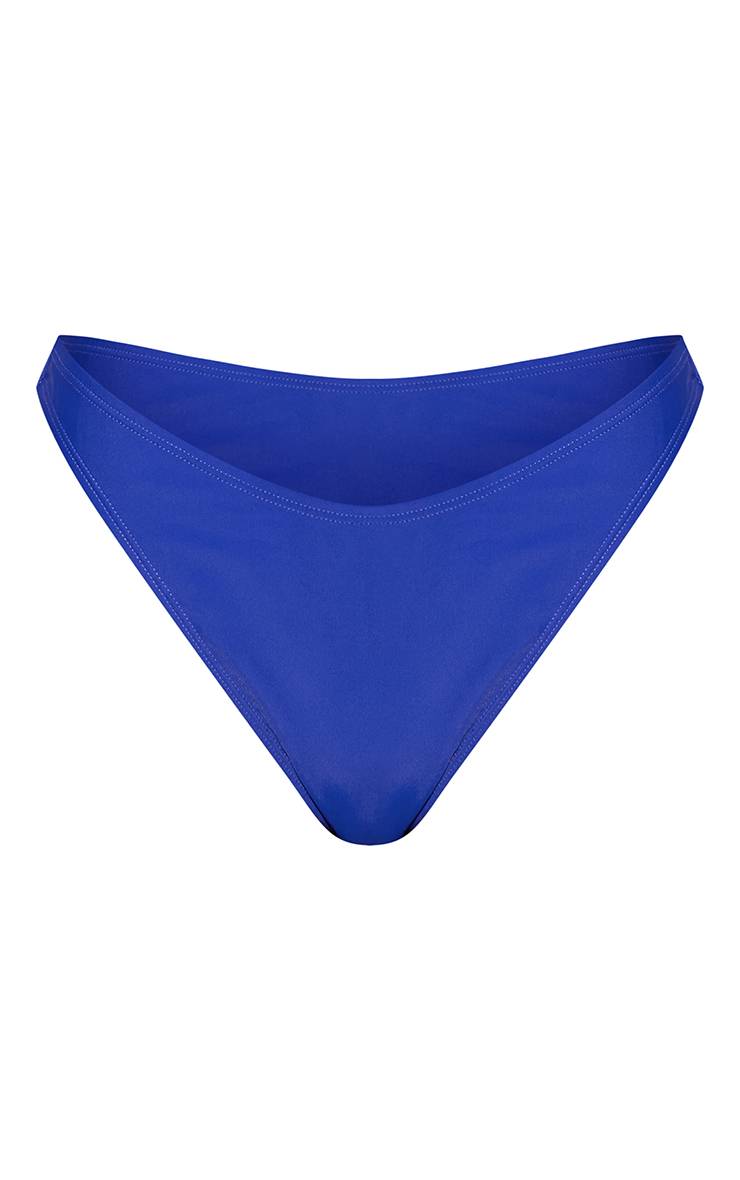 Bleu Cobalt Bas De Bikini Tanga Basique