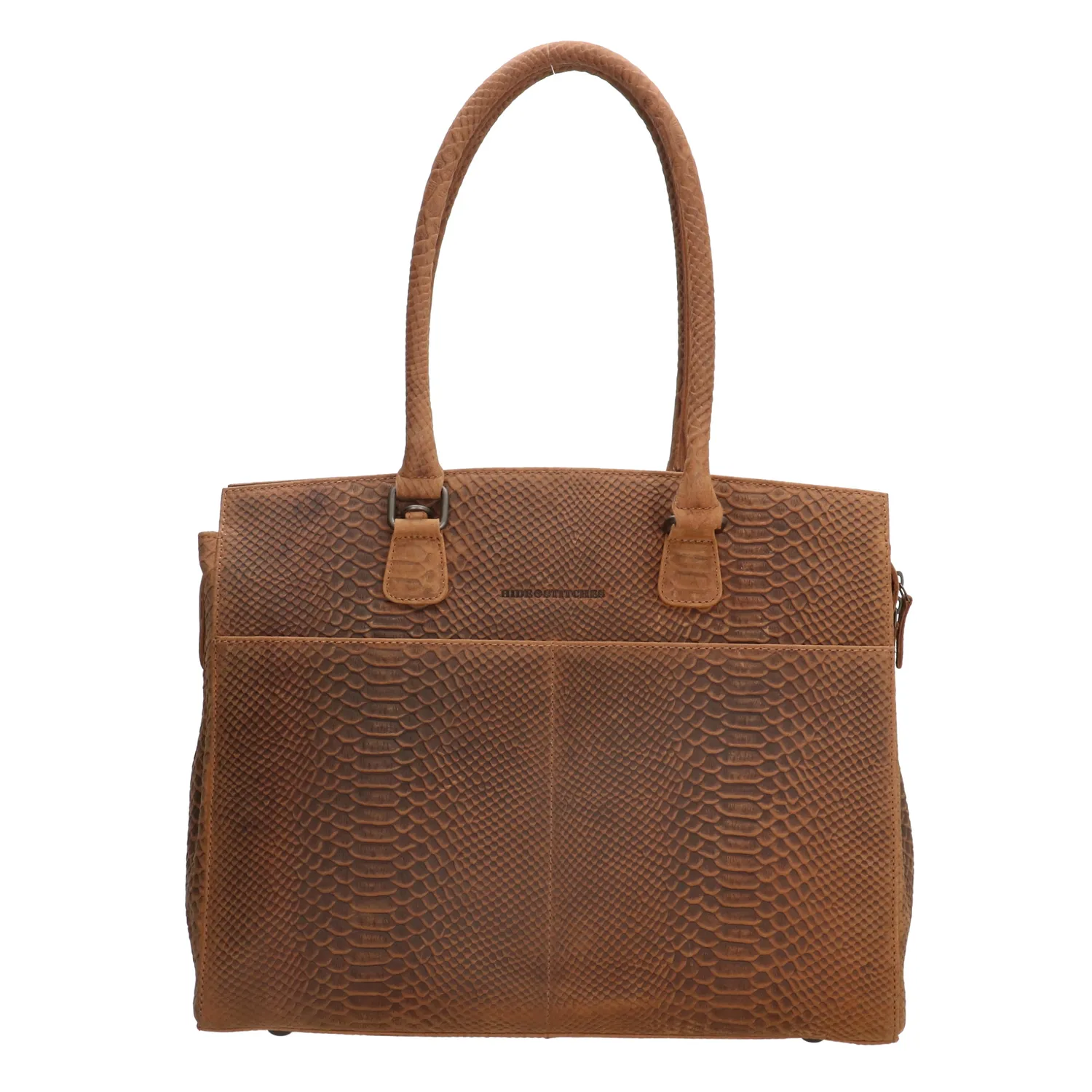 Hide & Stitches Waco Laptoptas 15,6 inch Bruin