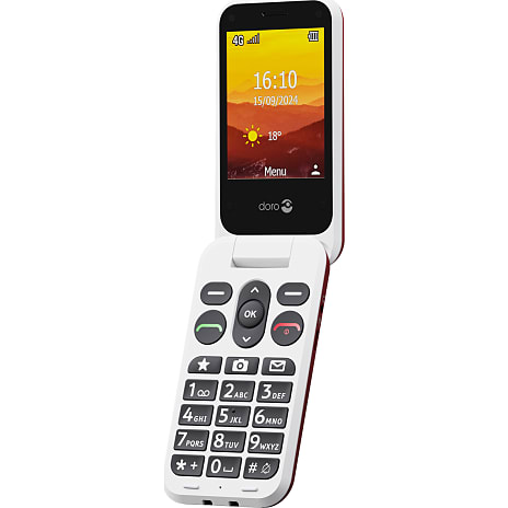 Doro Leva L21 4G - rød/hvid