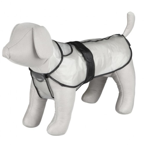 Capa de chuva impermeável para cães Tarbes, transparente