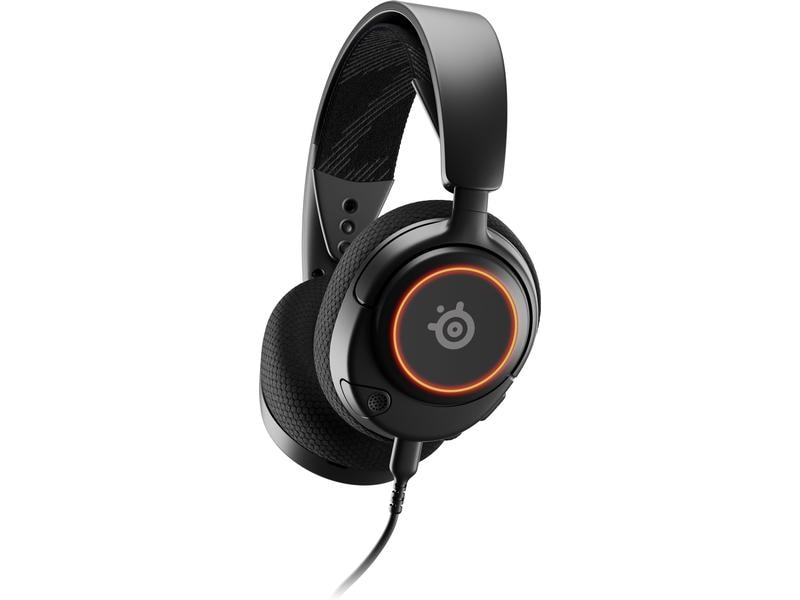 Steel Series Headset Arctis Nova 3 Schwarz Over-Ear Gaming-Headset mit Surround-Sound