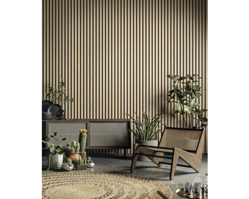 Kunststof paneelelement 3D-look Linio Essen 2600 x 375 x 8 mm