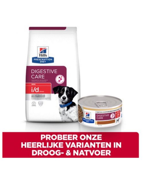 Hill's Prescription Diet I\/D Stress Mini Digestive Care Zak Kip - Hondenvoer