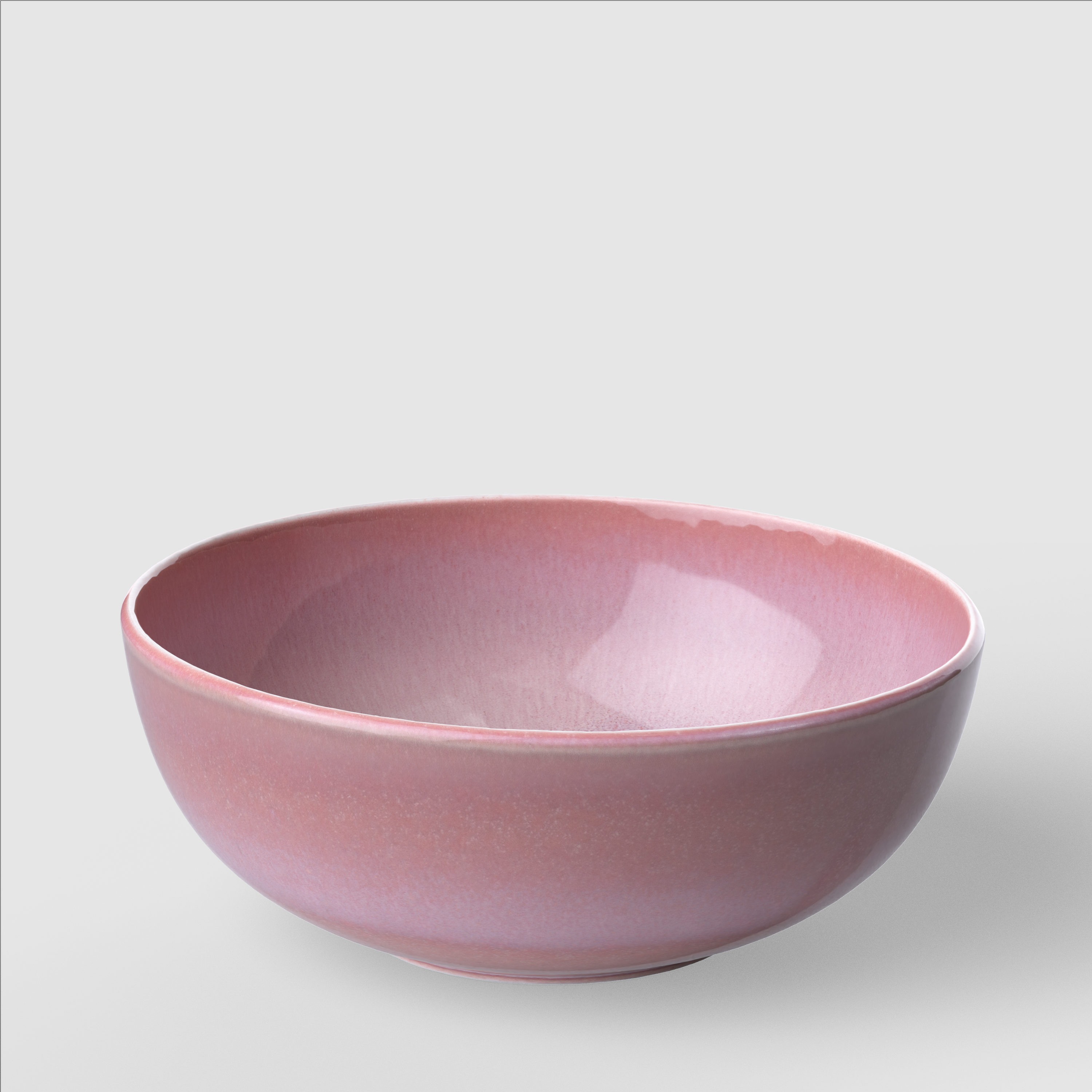 Perlemor Salad serving bowl Pink, 18.6 oz, Premium Porcelain