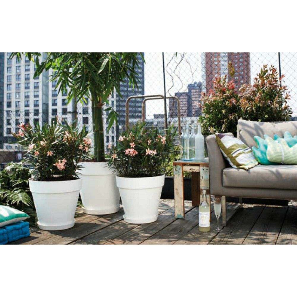 BLOMSTERSKÅL ELHO LOFT URBAN ROUND SAUCER 14CM ANTRASITT