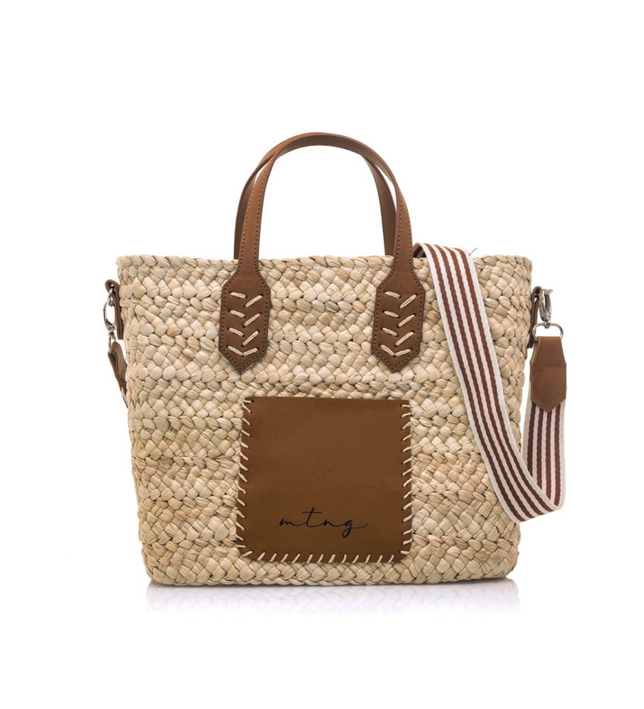 Bolsa Mustang Batu, bege, marrom
