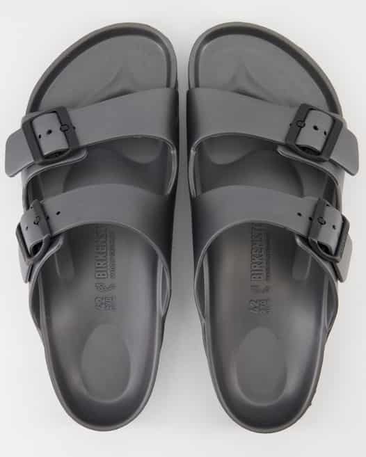 Birkenstock Arizona Pantoletten in Grau