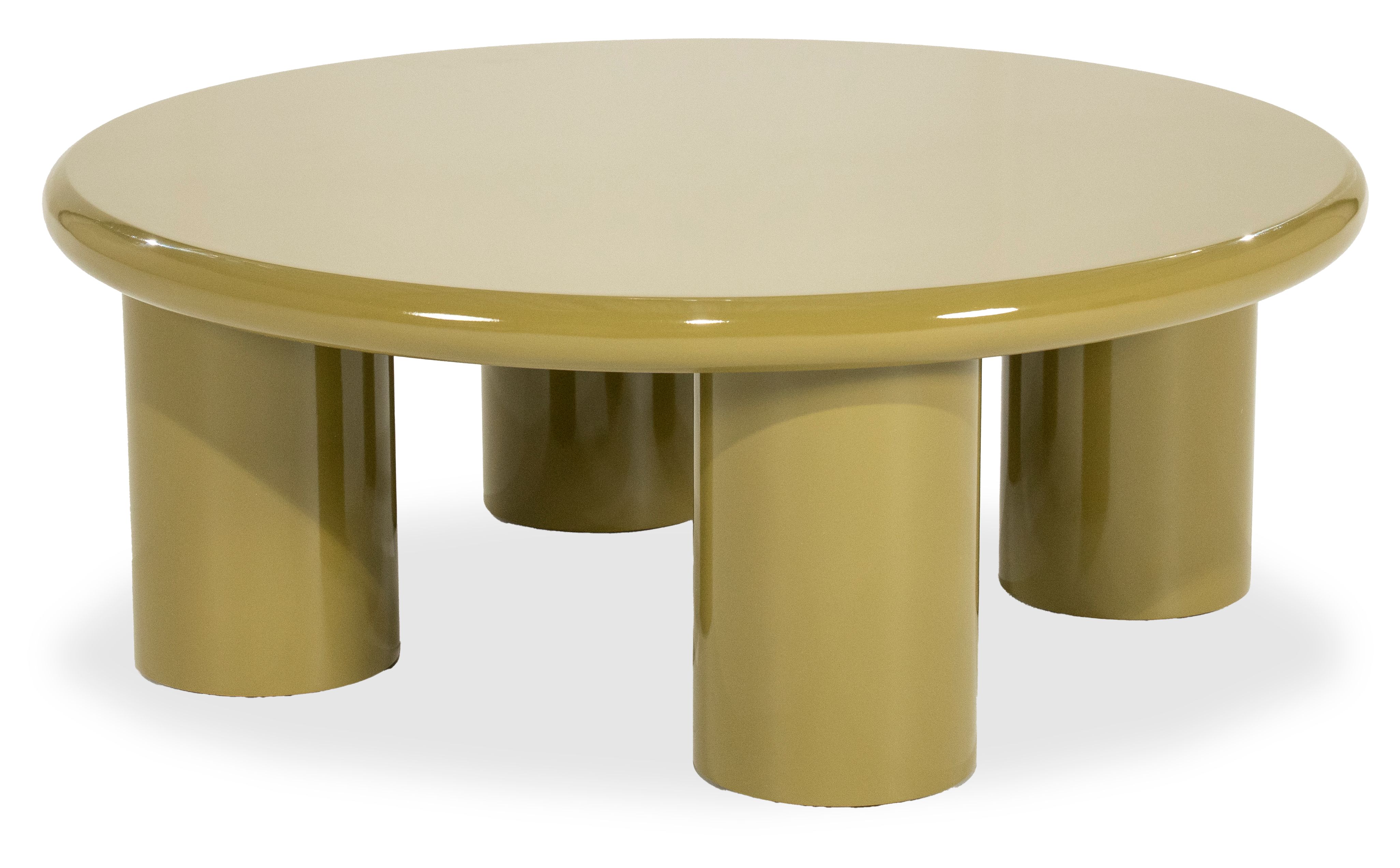 Salontafel Groen 250323 Bloop ⌀80  x H30 cm