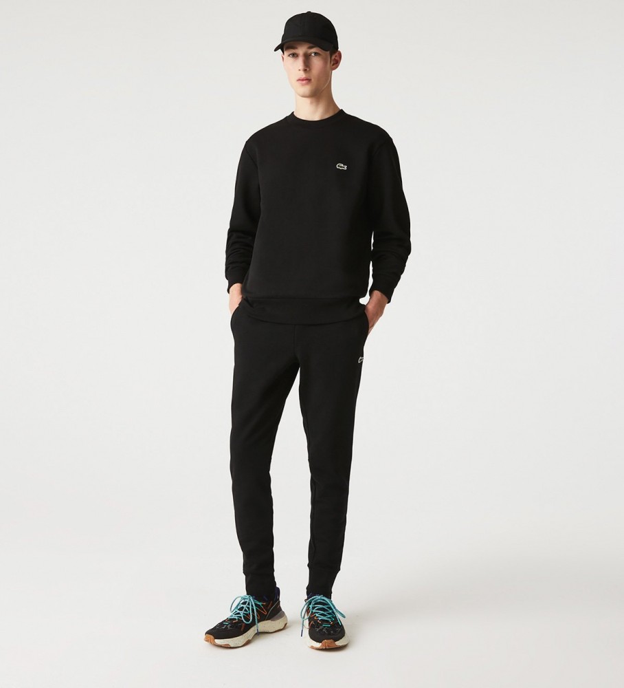 Moletom Lacoste preto com logo