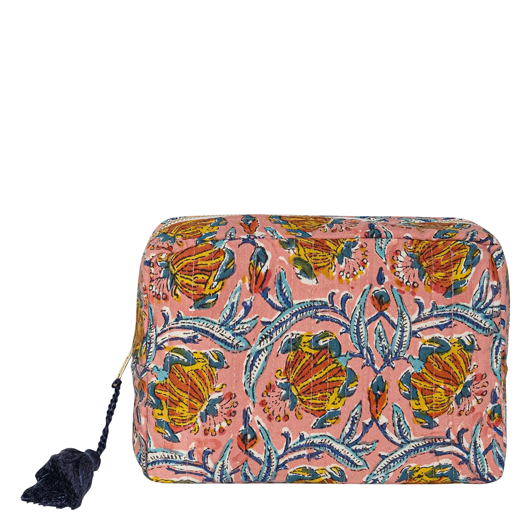 Trousse de toilette en coton | Multicolore