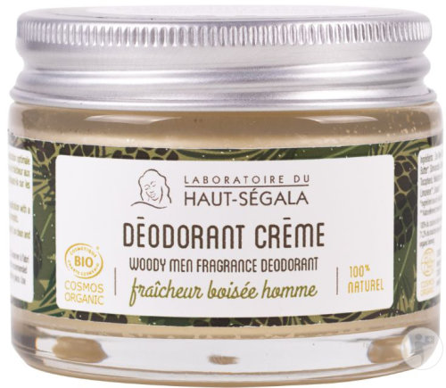 Laboratoire Du Haut-Ségala Déodorant Crème Fraîcheur Boisée Homme Bio 50g