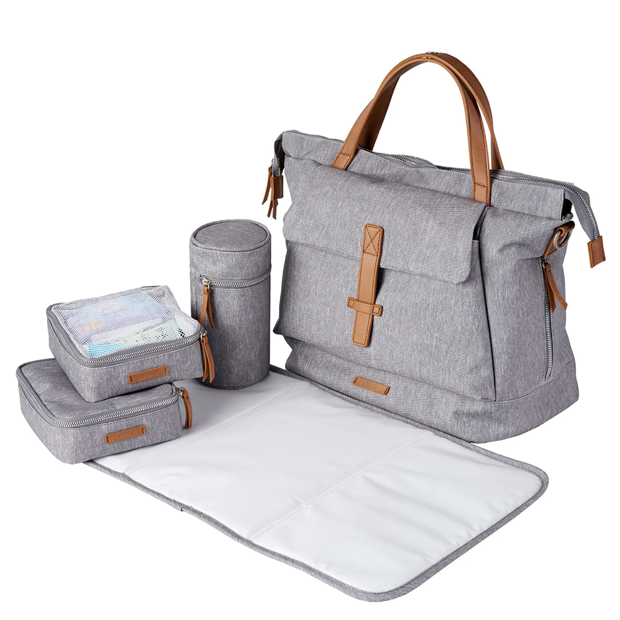BabaBing Sac à Couches Erin - Gris