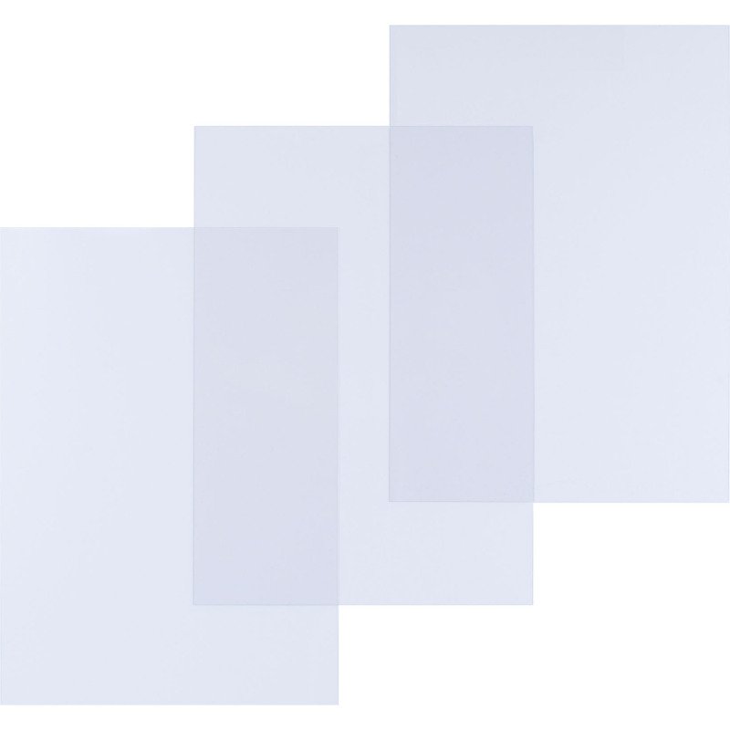 Couverture de reliure PAVO plastique 20/100 transparent - Paquet de 100