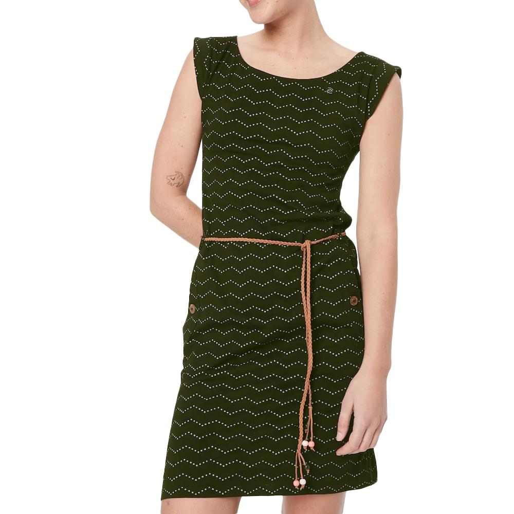 Ragwear Robe Vert Femme Ragwear Zig Zag