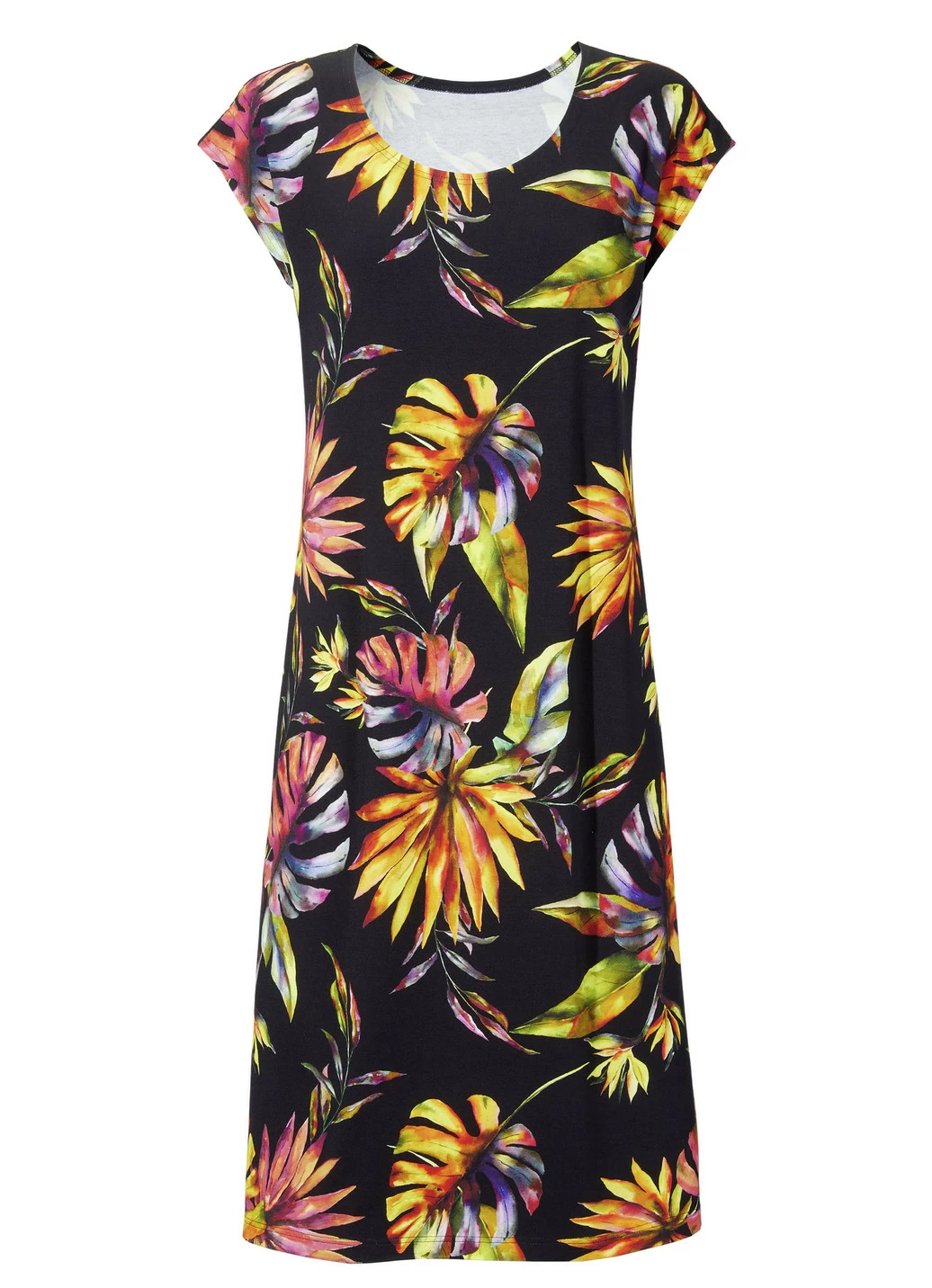Klaus Modelle Kleid mit farbbrillantem Druckdessin