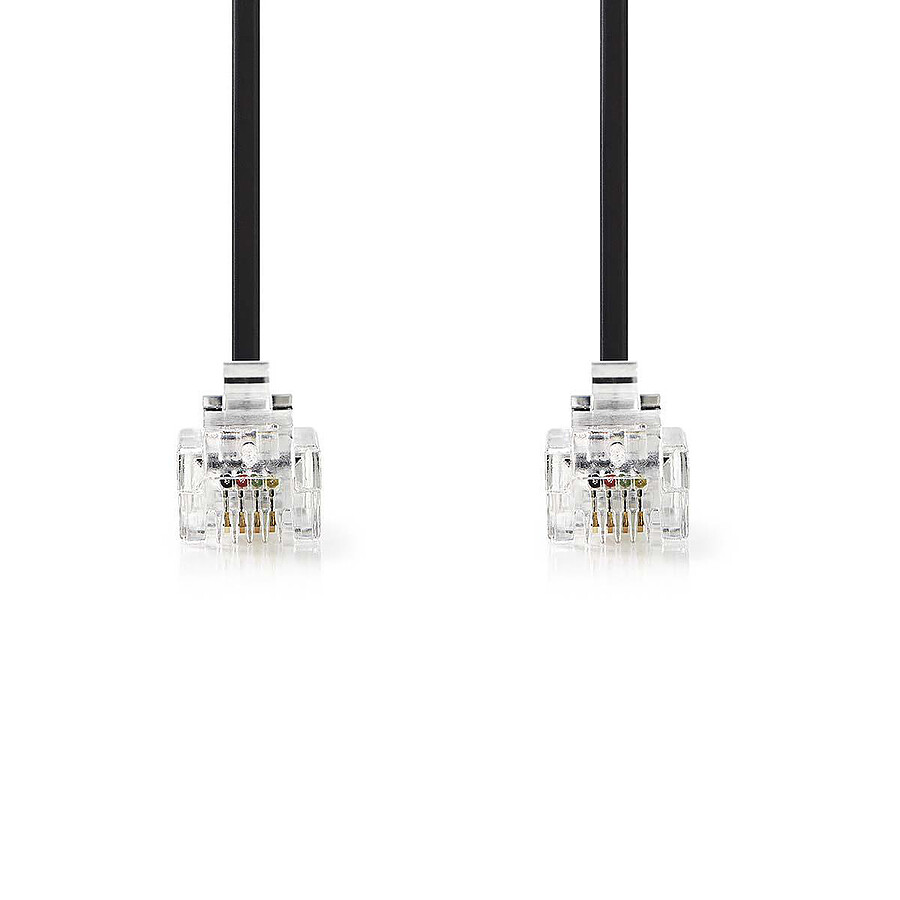 Nedis Câble RJ11 mâle/mâle - 10 m