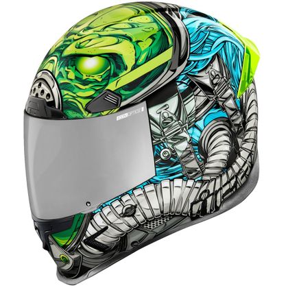 Casque Icon AIRFRAME PRO - OUTBREAK - Vert / Bleu