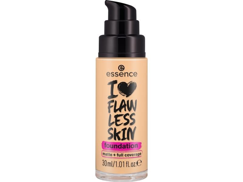 essence Foundation I Love Flawless Skin 50 Medium Ivory Make-up mit hoher Deckkraft für ein natürlich-mattes Finish
