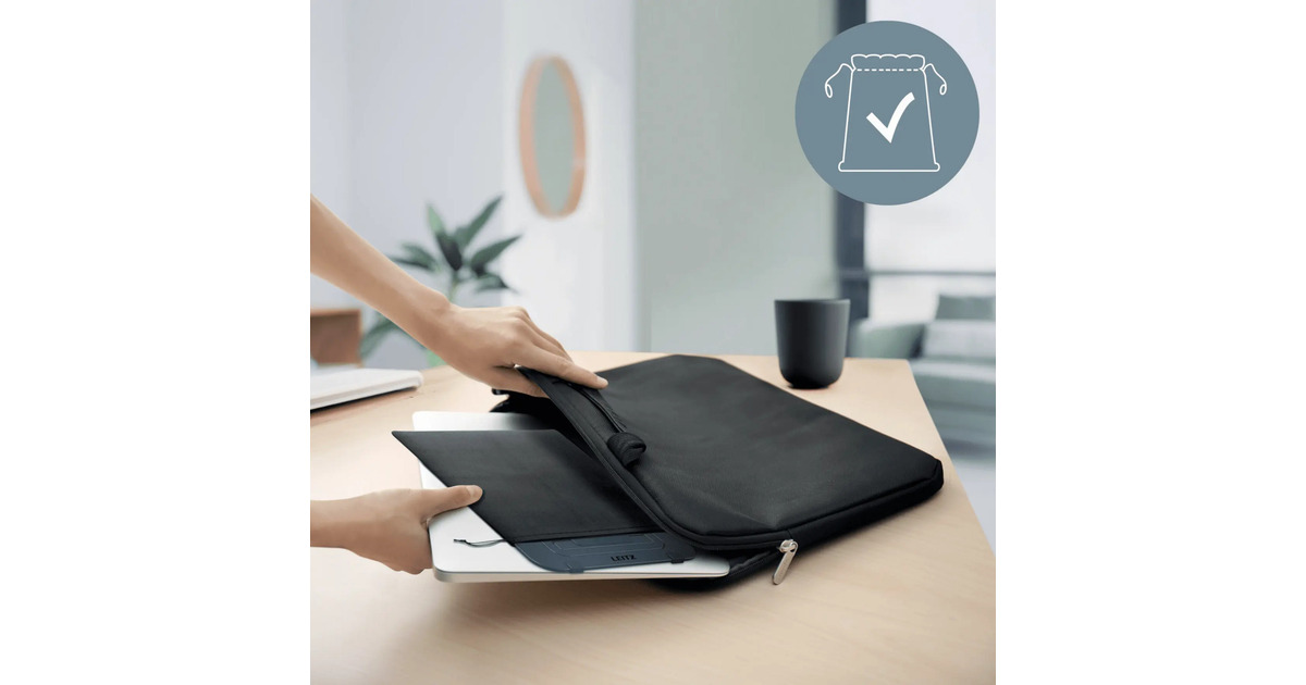 LeitzErgo Aluminium Ultraplatte Verstelbare Laptopstandaard  (Donkergrijs)