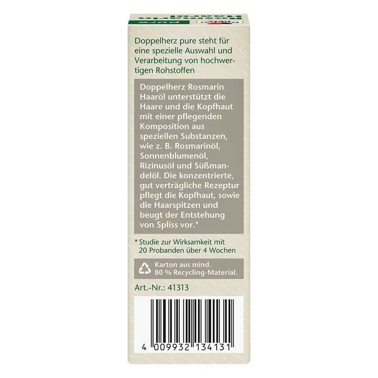 Doppelherz Rosmarin Haaröl pure, 50 ml