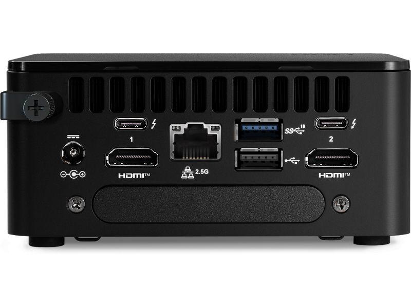 ASUS Barebone NUC 13 Pro Kit NUC13L3Hv5 vPro Tall Barebone mit WiFi 6E und Intel Core Prozessor der 13. Generation