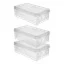 Oppbevaringsboks 3-pk 20x12x33 cm