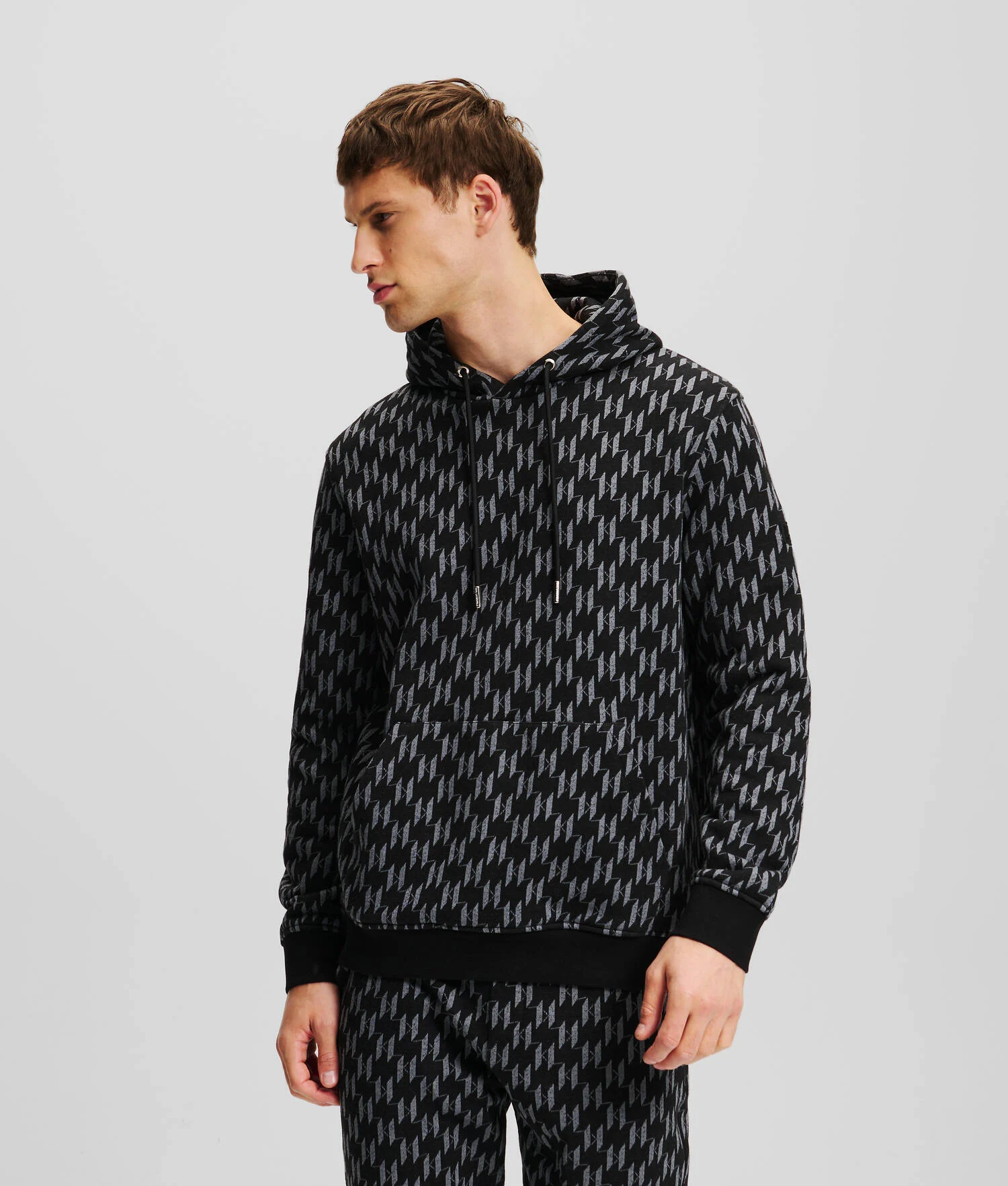 SWEAT À CAPUCHE KL MONOGRAM
