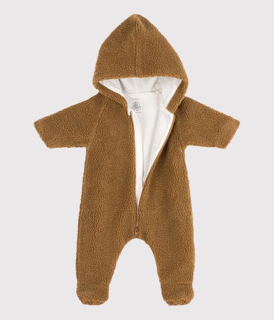 Combipilote à capuche bébé en sherpa