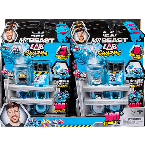 Beast Lab laboratorie figurer 5-pak