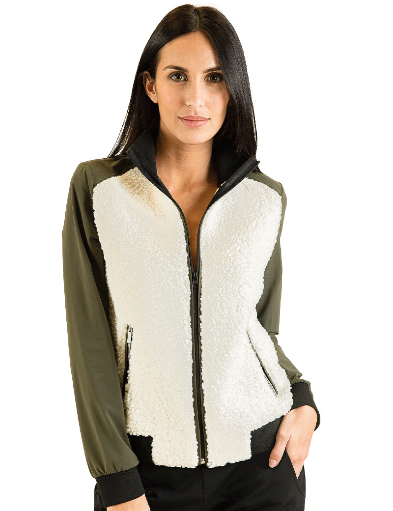 HBT GREEN PEAKS | BIMATIÈRE TOM VESTE FEMME KAKI