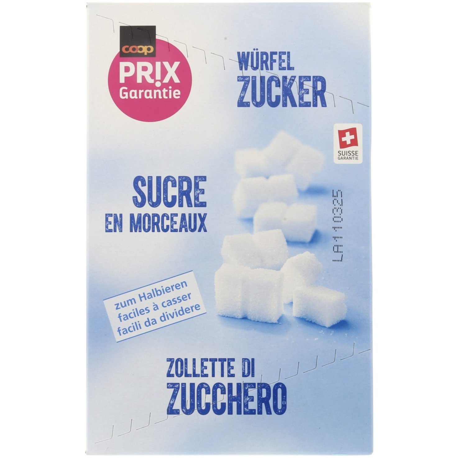 Prix Garantie Würfelzucker