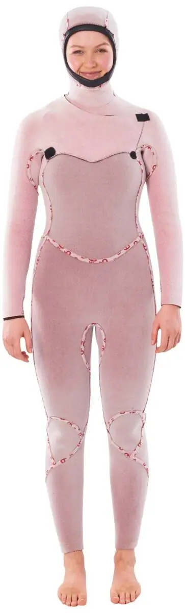 Rip Curl Flashbomb 6mm Hooded Chestzip Dame Vinter Våddragt