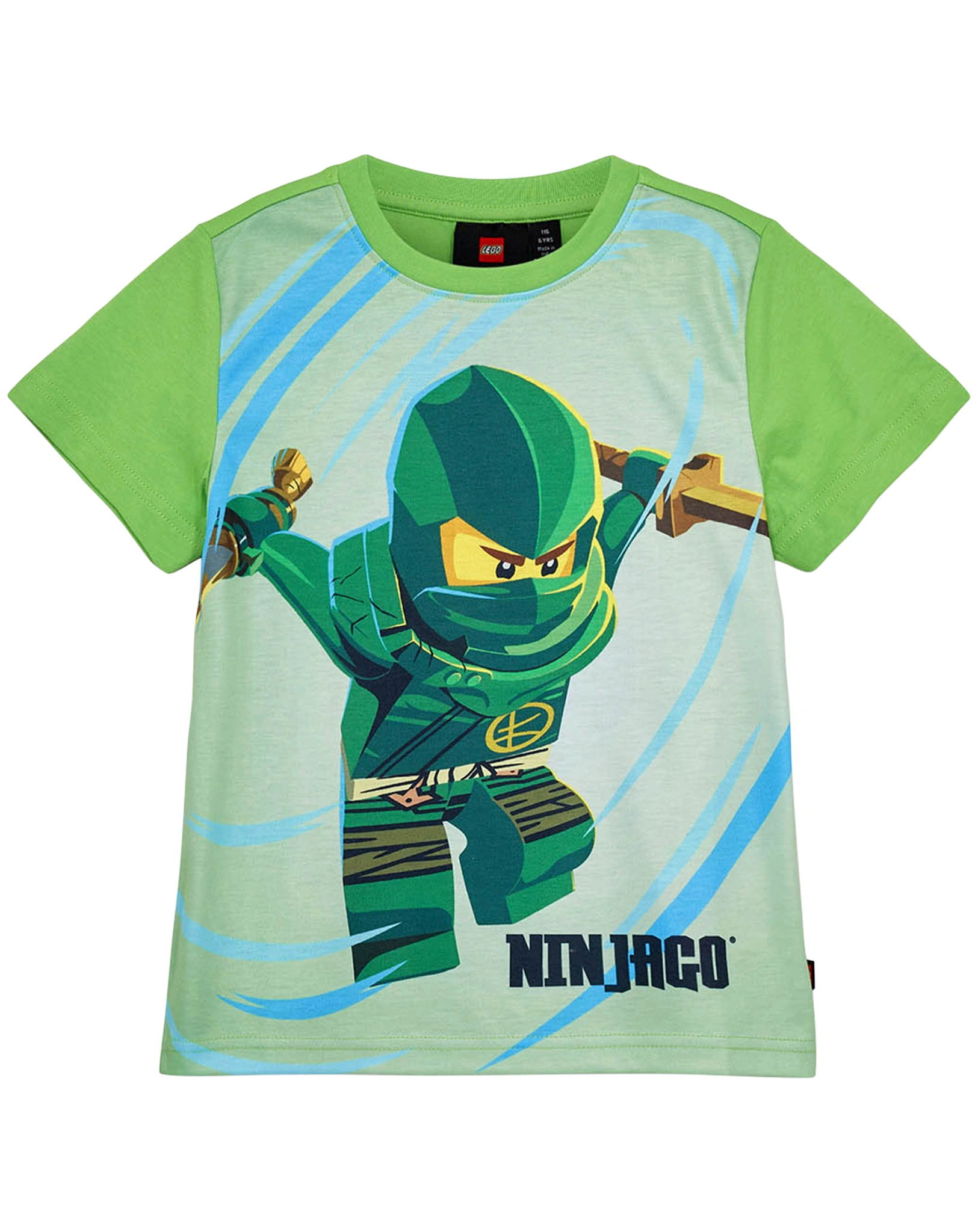 Kurzarmshirt LWTANO 300 in bright green