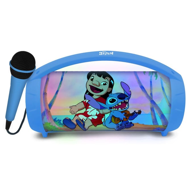 Disney Stitch - Kabelloser leuchtender Lautsprecher mit Mikrofon