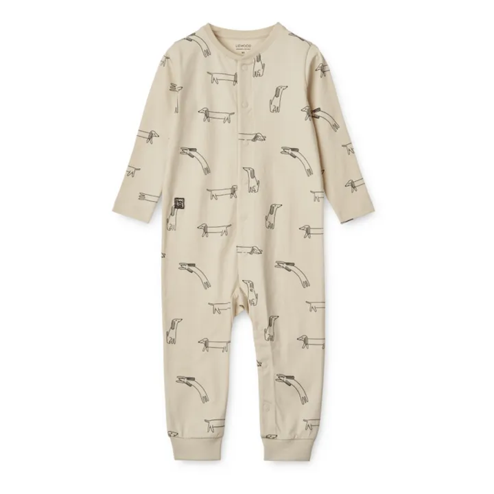 Liewood Pyjama Birk Molleton | Ecru