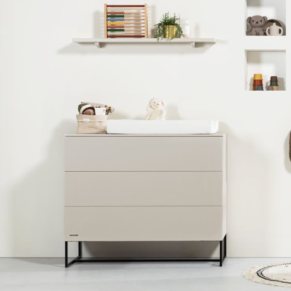 Kidsmill Modular Babykamer- Mat Oatmeal | Bed 60 x 120 cm   Commode