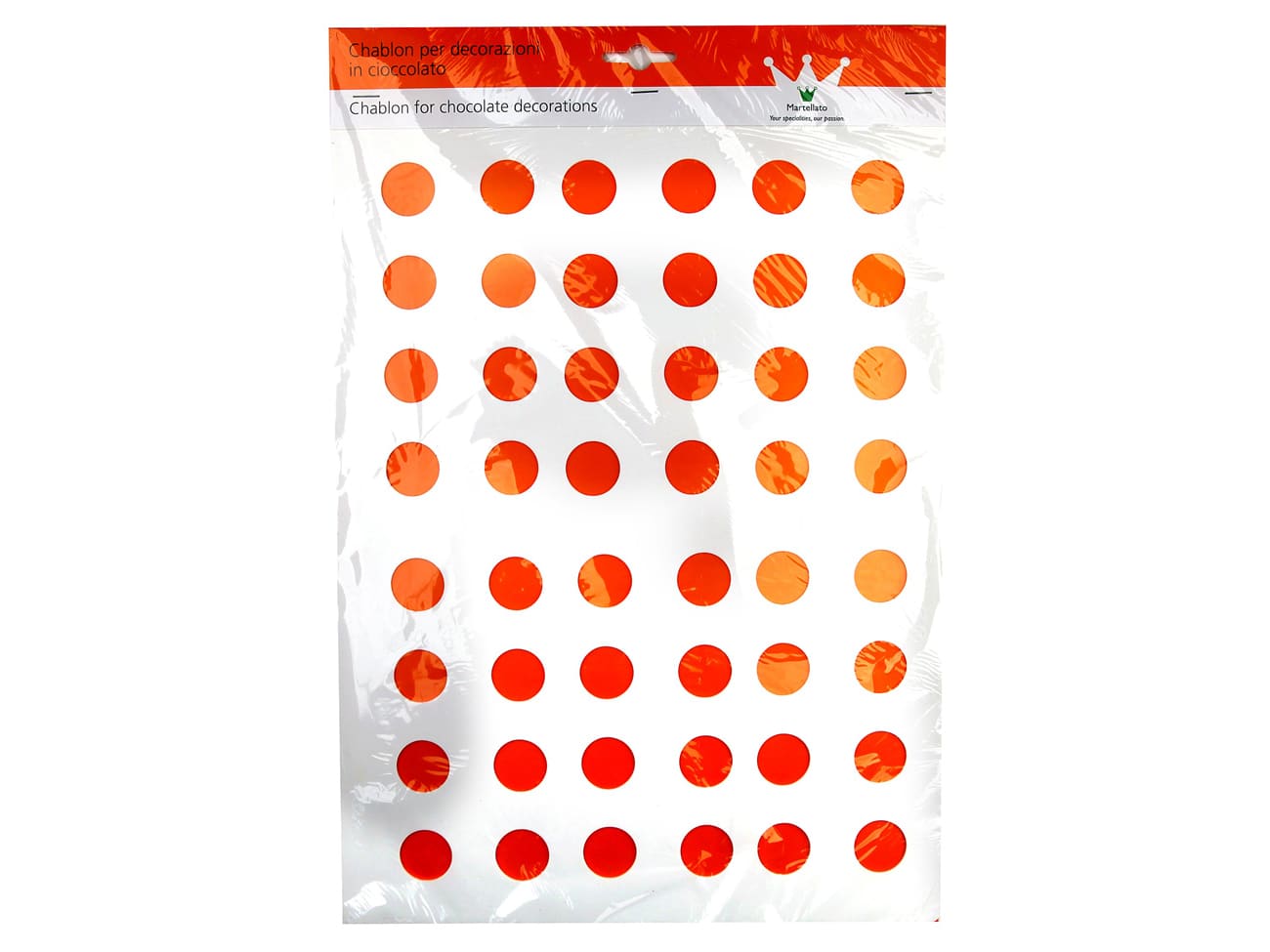 Chablon en silicone - 48 ronds - Ø 2,6 cm - Martellato
